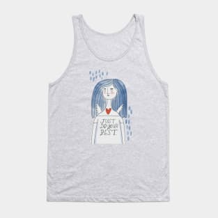 The Grumpy Angels: Just do your best Tank Top